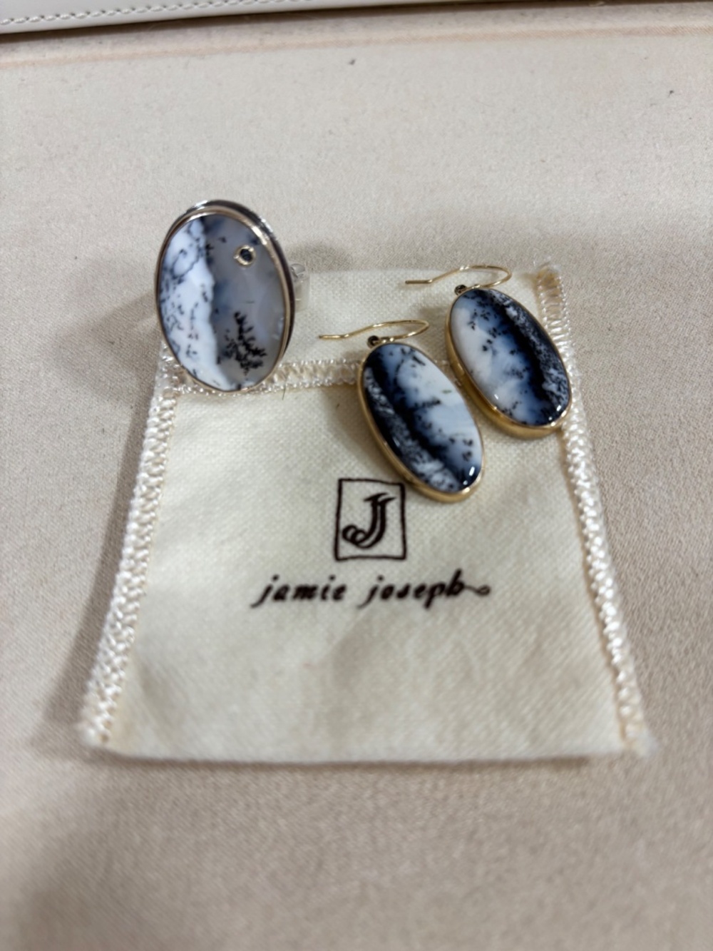 Jamie Joseph Ring and Earrings Set